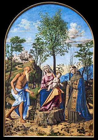 <i>Madonna of the Orange Tree</i> Painting by Cima da Conegliano