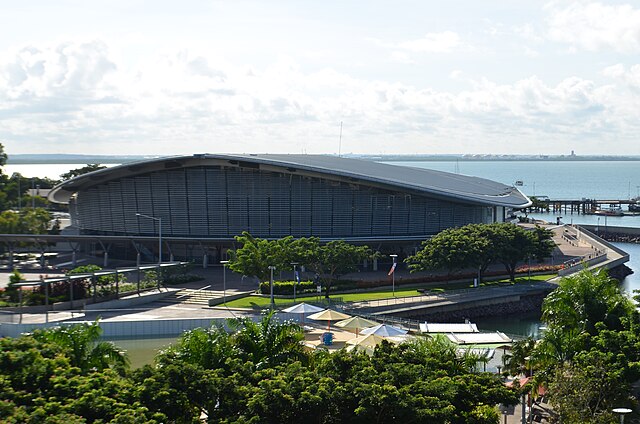 Image: Aerial view of the Darwin Convention Centre