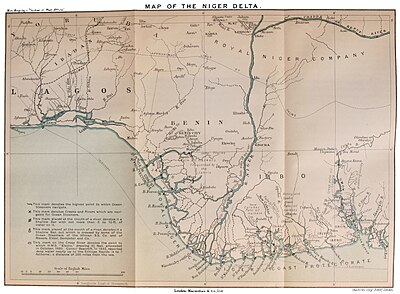 Map of the Niger Delta