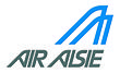 Air Alsie компаниясының ресми логотипі.