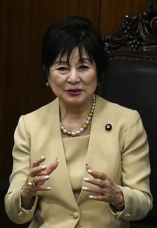 <span class="mw-page-title-main">Akiko Santō</span> Japanese politician (born 1942)