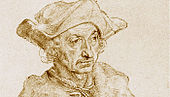 Portrait de Brant; dessin d'Albrecht Dürer (extrait)