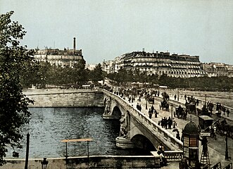 旧アルマ橋とアルマ広場, 1890-1900年
