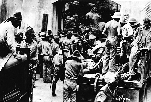 American and Filipino prisoners, captured at Corregidor