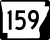 Highway 159 marker