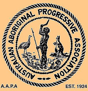 <span class="mw-page-title-main">Australian Aboriginal Progressive Association</span> Aboriginal rights organisation in New South Wales, 1924–1927