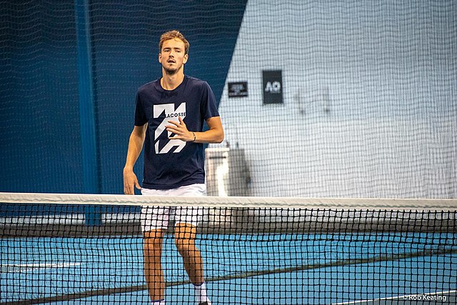 Medvedev at the 2020 Australian Open