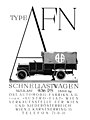 Werbeanzeige für den AFN (1925)