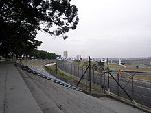 Foto da Curva do Café da arquibancada que será movida para dar lugar a uma área de liberação