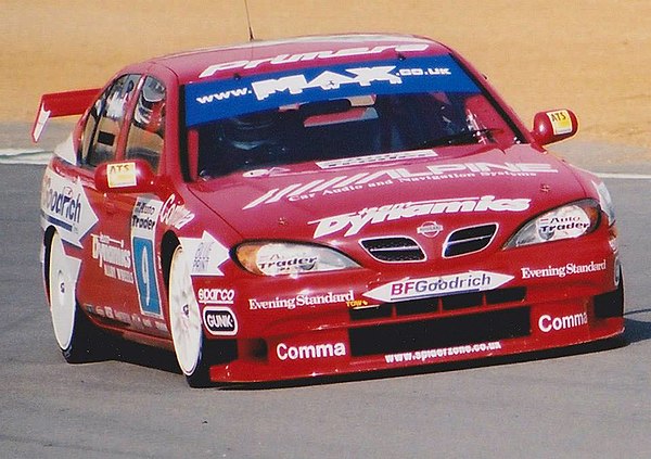 Matt Neal won the Independents Cup driving a Nissan Primera