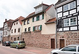 Backgasse 3, 5, 9, Ansicht Weidenstraße Eberbach 20170602 003