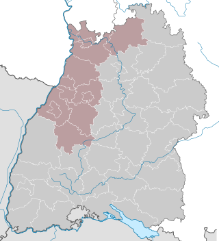 <span class="mw-page-title-main">Karlsruhe (region)</span> Regierungsbezirk in Baden-Württemberg, Germany