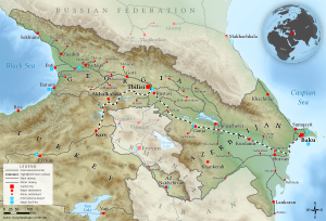 Baku-Tbilisi-Kars Railway Map.svg