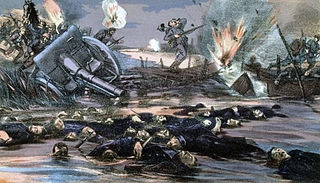 <span class="mw-page-title-main">Battle of the Yser</span> 1914 battle of the First World War