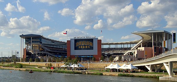 McLane Stadium before its inaugural Baylor game.