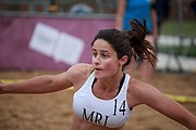 Deutsch: Beachhandball bei den Olympischen Jugendspielen 2018; Tag 6, 11. Oktober 2018; Mädchen, Platzierungsrunde - Mauritius-Türkei 0:2 English: Beach handball at the 2018 Summer Youth Olympics at 11 October 2018 – Girls Consolation Round – Mauritius-Turkey 0:2