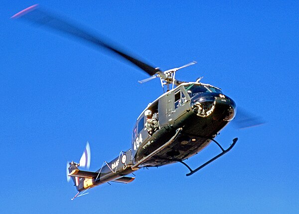 Bell Iroquois of No. 5 Squadron in 1971