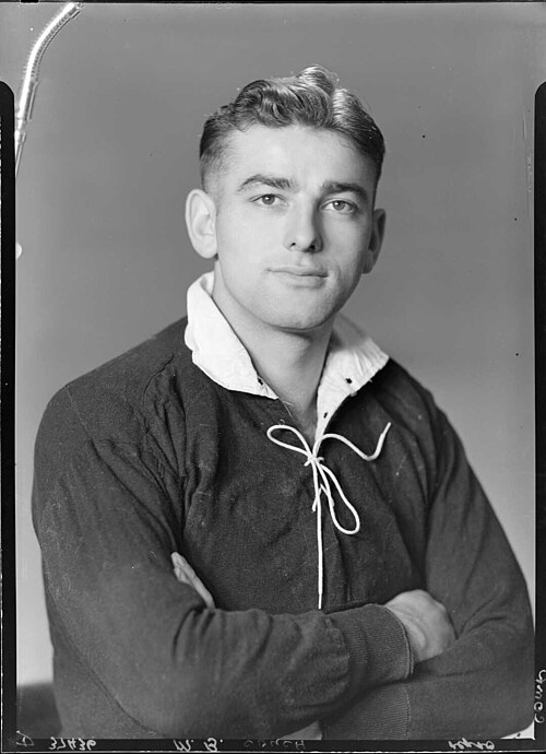 Ben Couch as an All Black 1947–1949