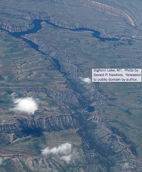 File:Bighorn Lake WY - MT - East Portion.jpg