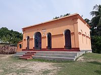 Bindhyabasini Temple, Guptipara. The place of first Barwari puja of Undivided Bengal Bindhyabasini Temple.jpg