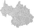 English: Blank map of Savoie department, France. Communes are outlined. Français : Carte vierge du département de la Savoie, France. Le découpage en communes est affiché.