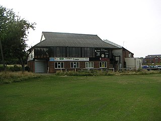 Manor Fields Cricket ground in Bletchley, Buckinghamshire