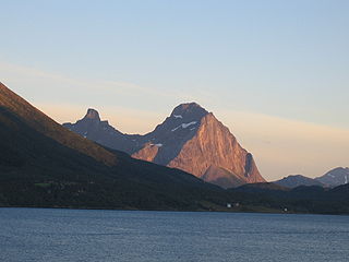 Tjongsfjorden fjord in Rødøy, Norway