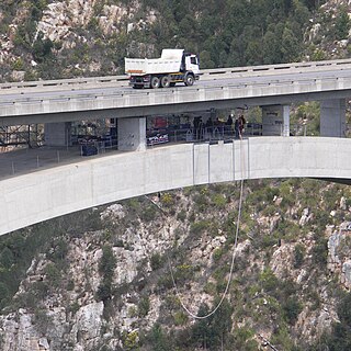 Bloukrans Bridge Bridge on the N2 highway in South Africa