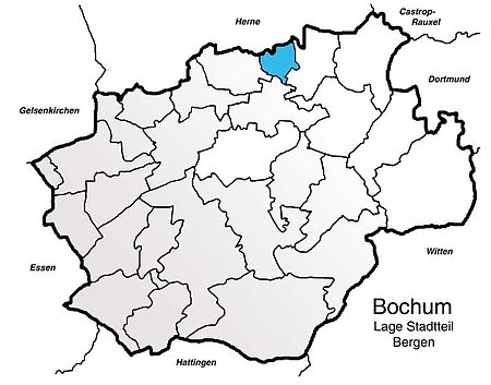 Bochum Lage Stadtteil Bergen