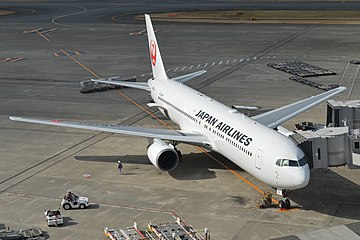 Japan Airlines from above