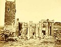アテネのアクロポリスの「フランク人の塔」。撮影後の1874年に解体された。