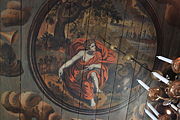 English: Ceiling painting in Bottnaryds church near Jönköping, Sweden This is a photo of a protected building in Sweden, number 21300000004432 in the RAÄ buildings database.