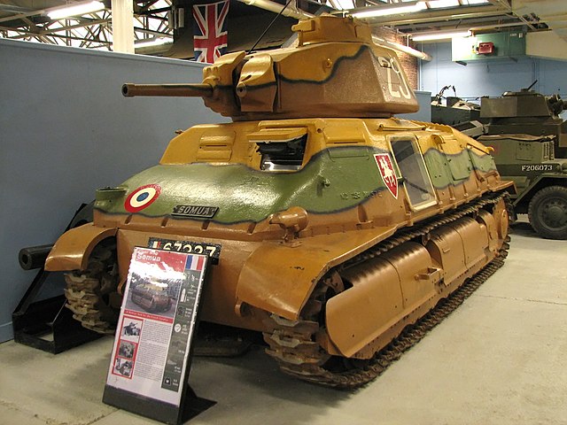 SOMUA S35 at the Bovington Tank Museum