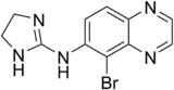 Structural formula of brimonidine