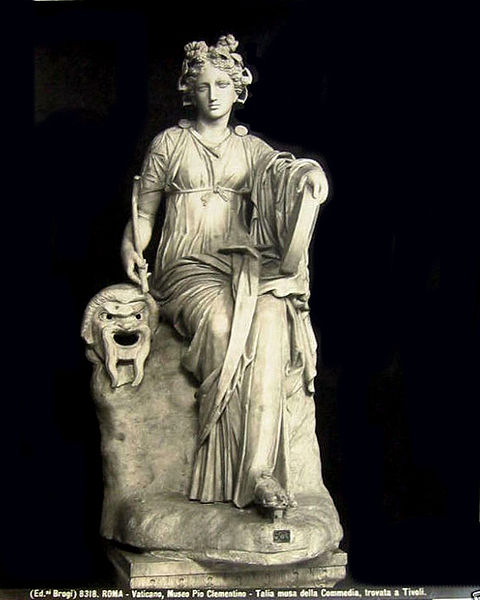 File:Brogi, Carlo (1850-1925) - n. 8318 - Roma - Vaticano - Museo Pio Clementino - Talia, musa della Concordia, trovata a Tivoli.jpg
