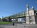 Otto Wagner: 15., Brücke über die Zeile, gesehen stadtauswärts