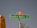 Buddy Holly Avenue in Lubbock, Texas
