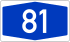 Bundesautobahn 81 number.svg