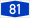 Bundesautobahn 81 number.svg