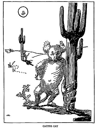 <span class="mw-page-title-main">Cactus cat</span> Mythical creature from American folklore