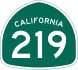 State Route 219 Markierung