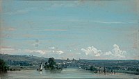 Voile blanche sur la Seine (1846)