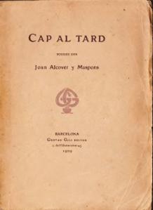 Cap al tard atribuït a Joan Alcover i Maspons (ed. 1909)