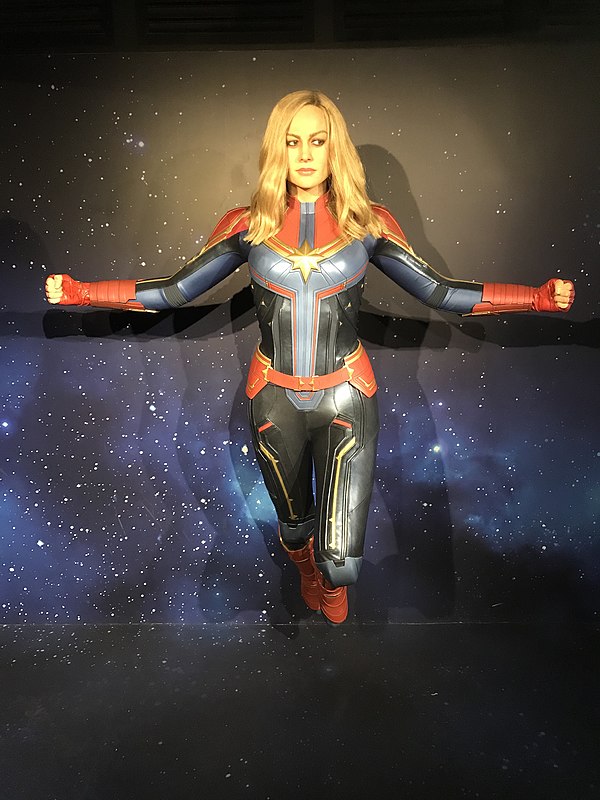 Captain Marvel at Madame Tussauds London