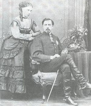 parents: Don Carlos and Doña Margarita, late 1860s