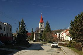 Igreja Evangélica, em Častkov.