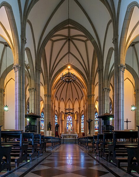 Petrópolis Cathedral interior