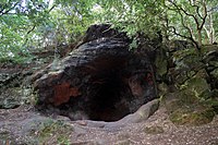 Cave in The Dungeon, Thurstaston 3.jpg