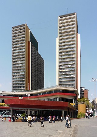 <span class="mw-page-title-main">Centro Simón Bolívar Towers</span> Buildings in the centre of Caracas