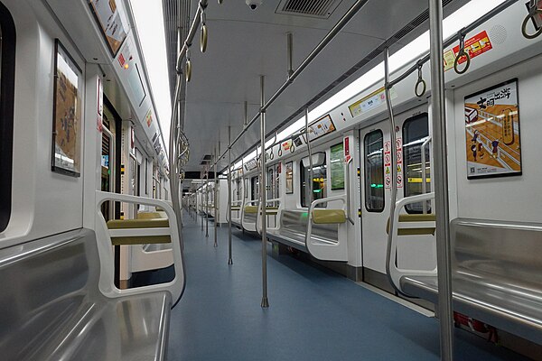 Interior of a Loop line train